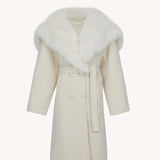 Aurelie Fox Fur Collar Coat