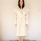 Aurelie Fox Fur Collar Coat