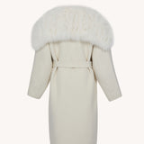 Aurelie Fox Fur Collar Coat