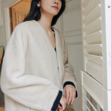 Maria Jacket in Eco Fur (Beige)